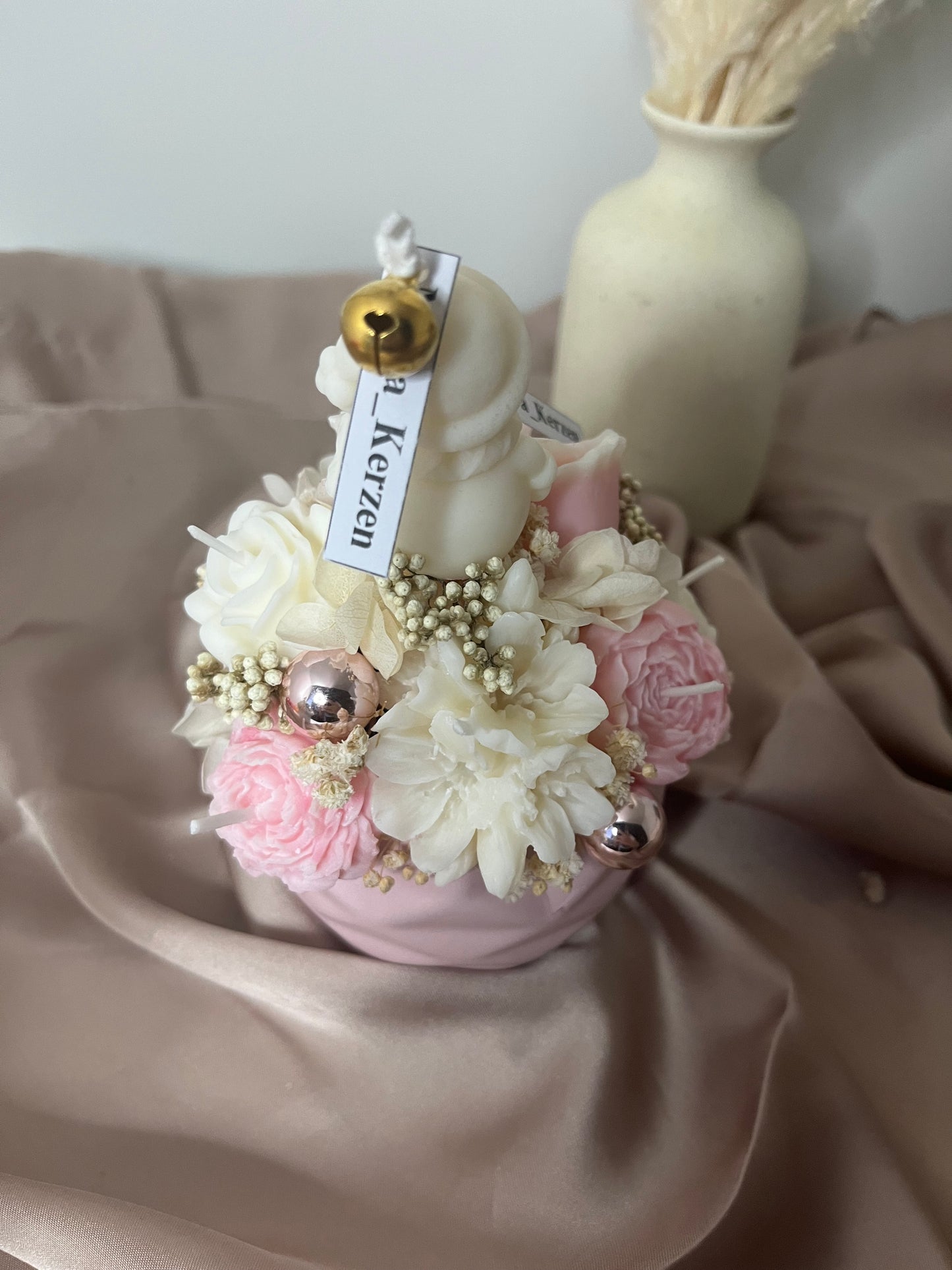 Blumenstrauss Schneemann rosa