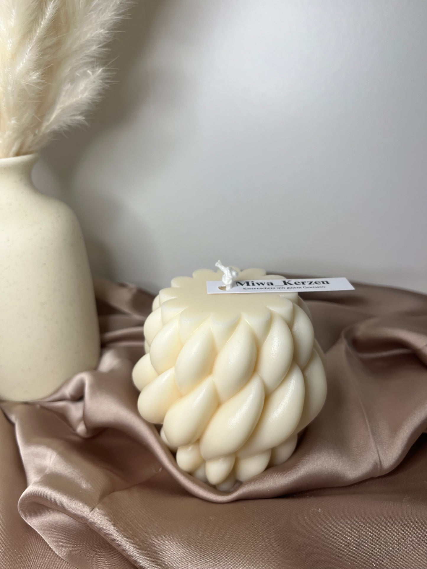 Gestrickte Kerze