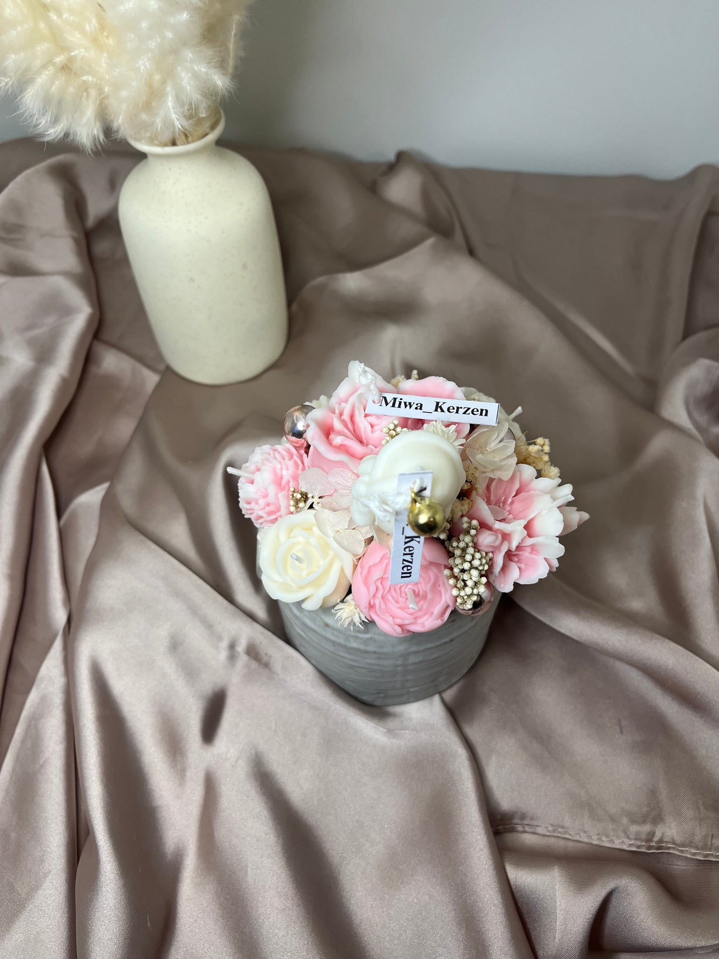 Blumenstrauss Schneemann rosa