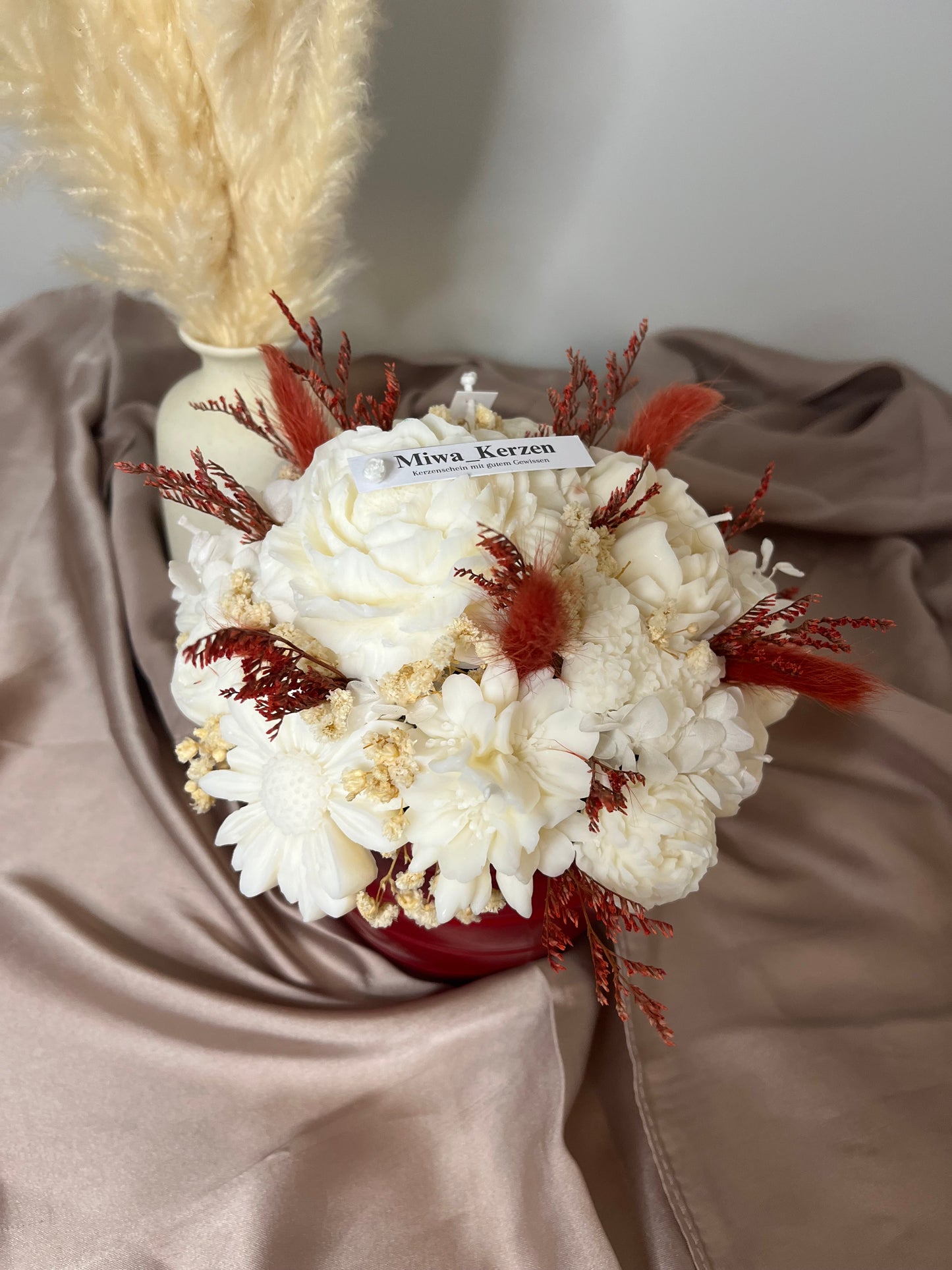 Blumenstrauss weiss rot