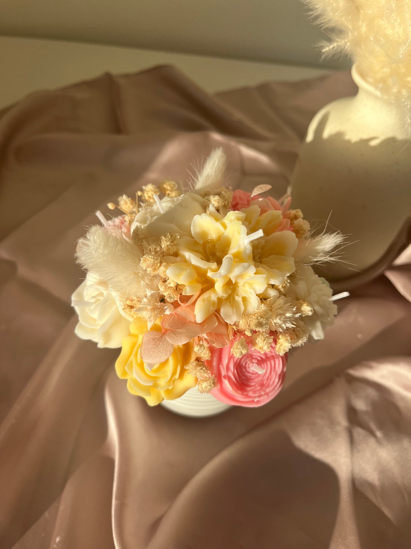 Blumenstrauss klein gelb-rosa