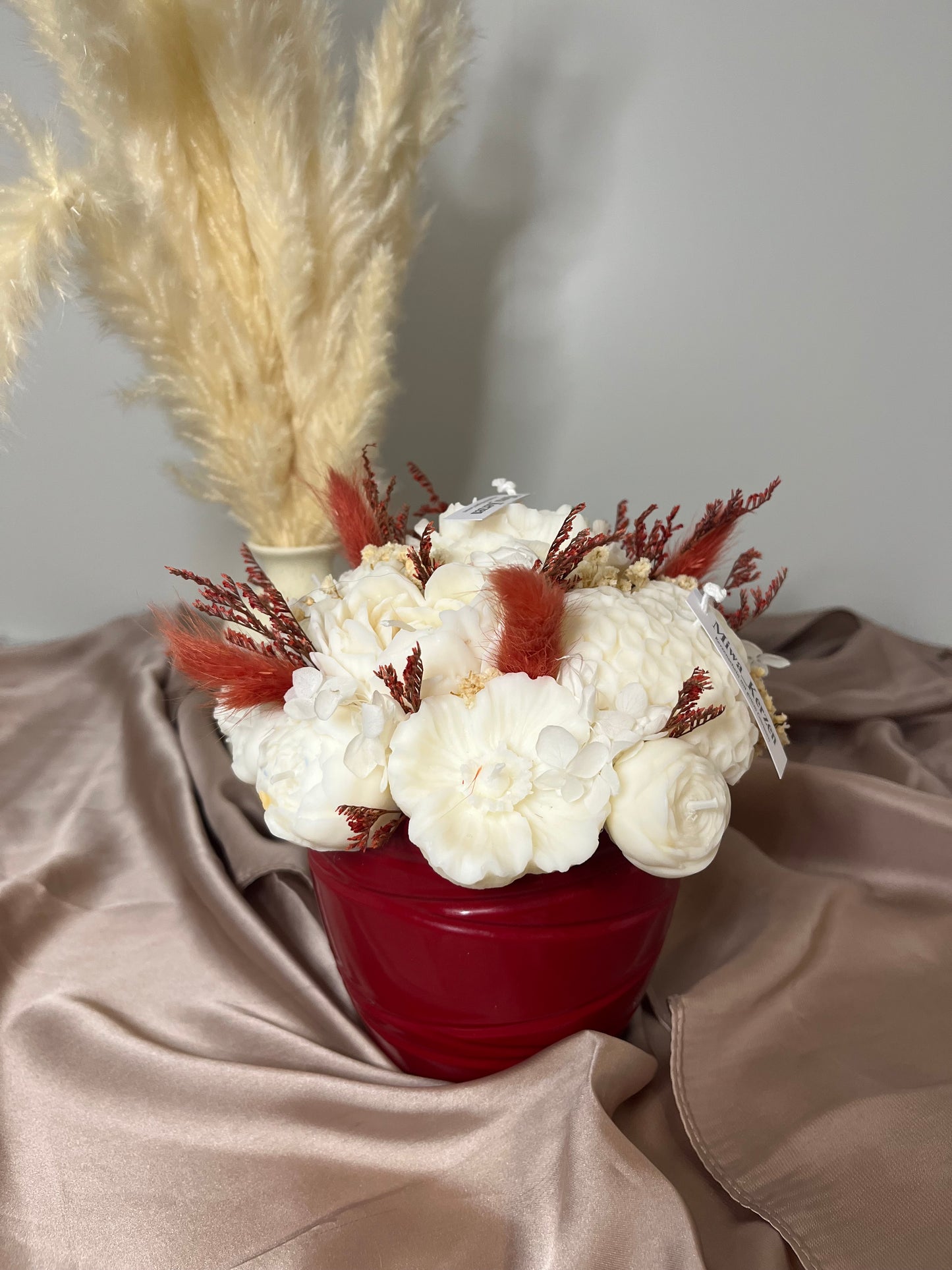 Blumenstrauss weiss rot