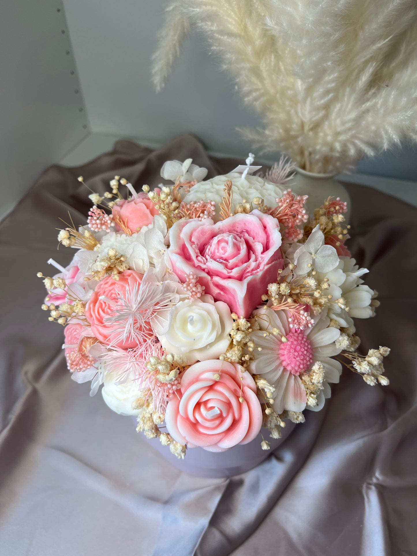 Blumenstrauss pink gross