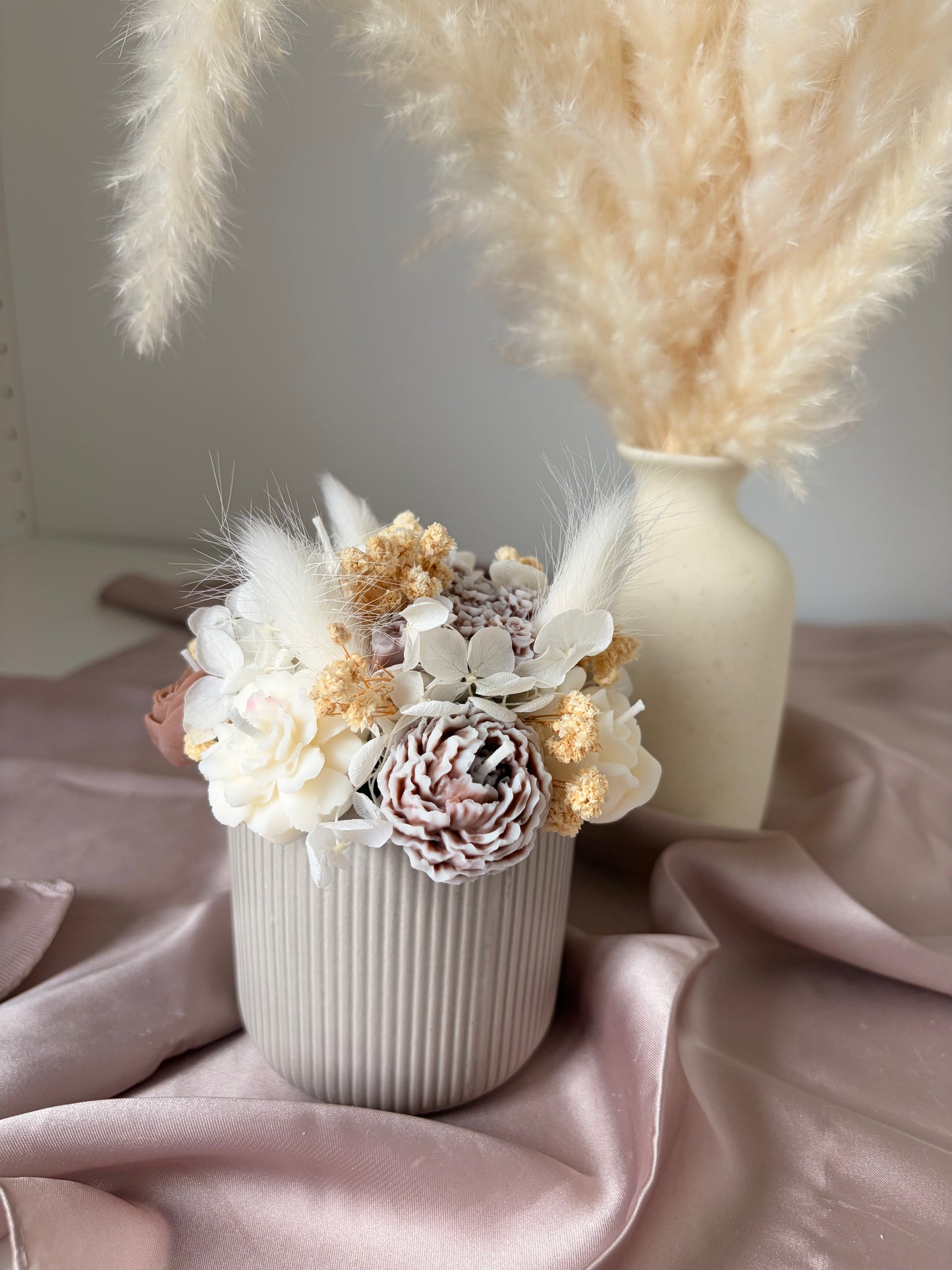 Blumenstrauss beige klein