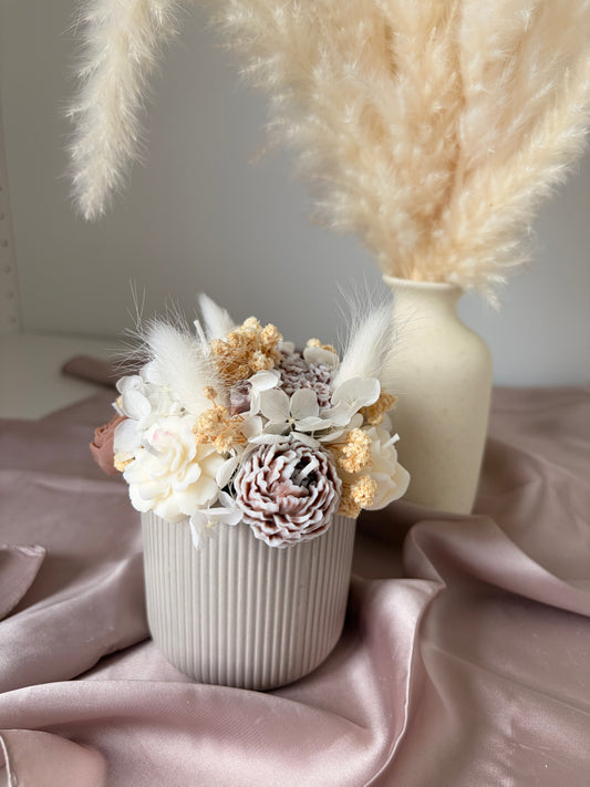 Blumenstrauss beige klein