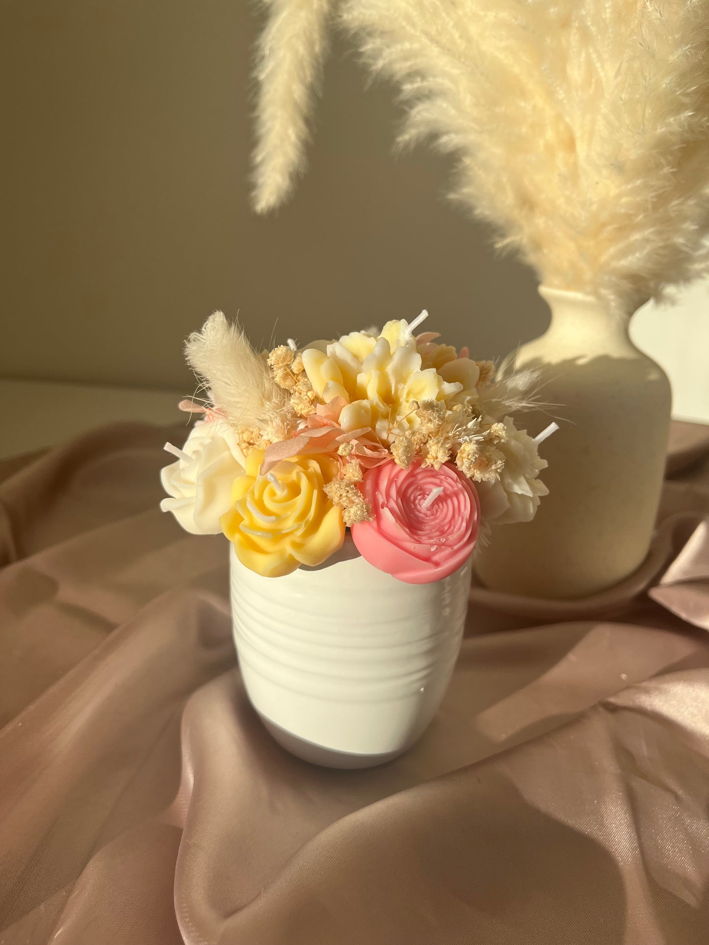 Blumenstrauss klein gelb-rosa