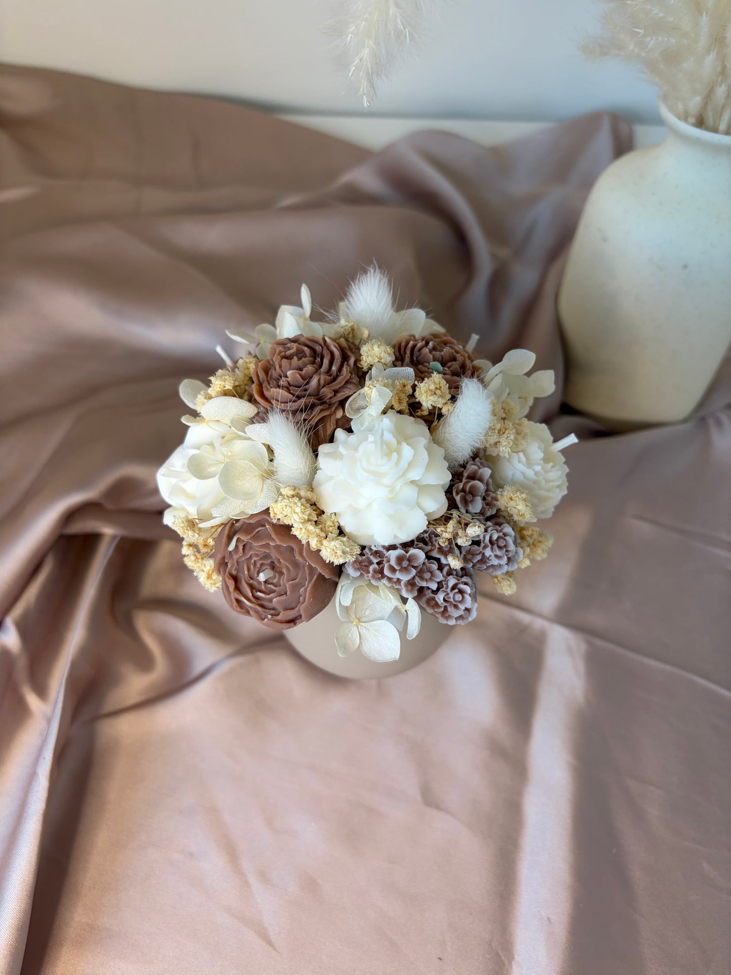 Blumenstrauss klein beige 2