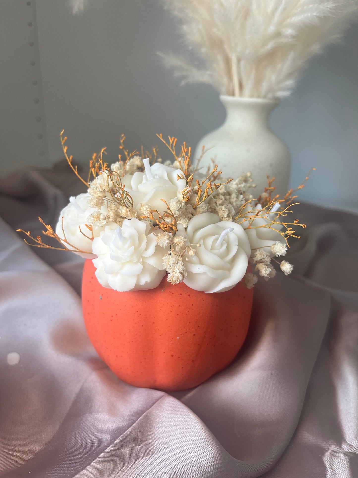 Blumenstrauss weiss-orange klein