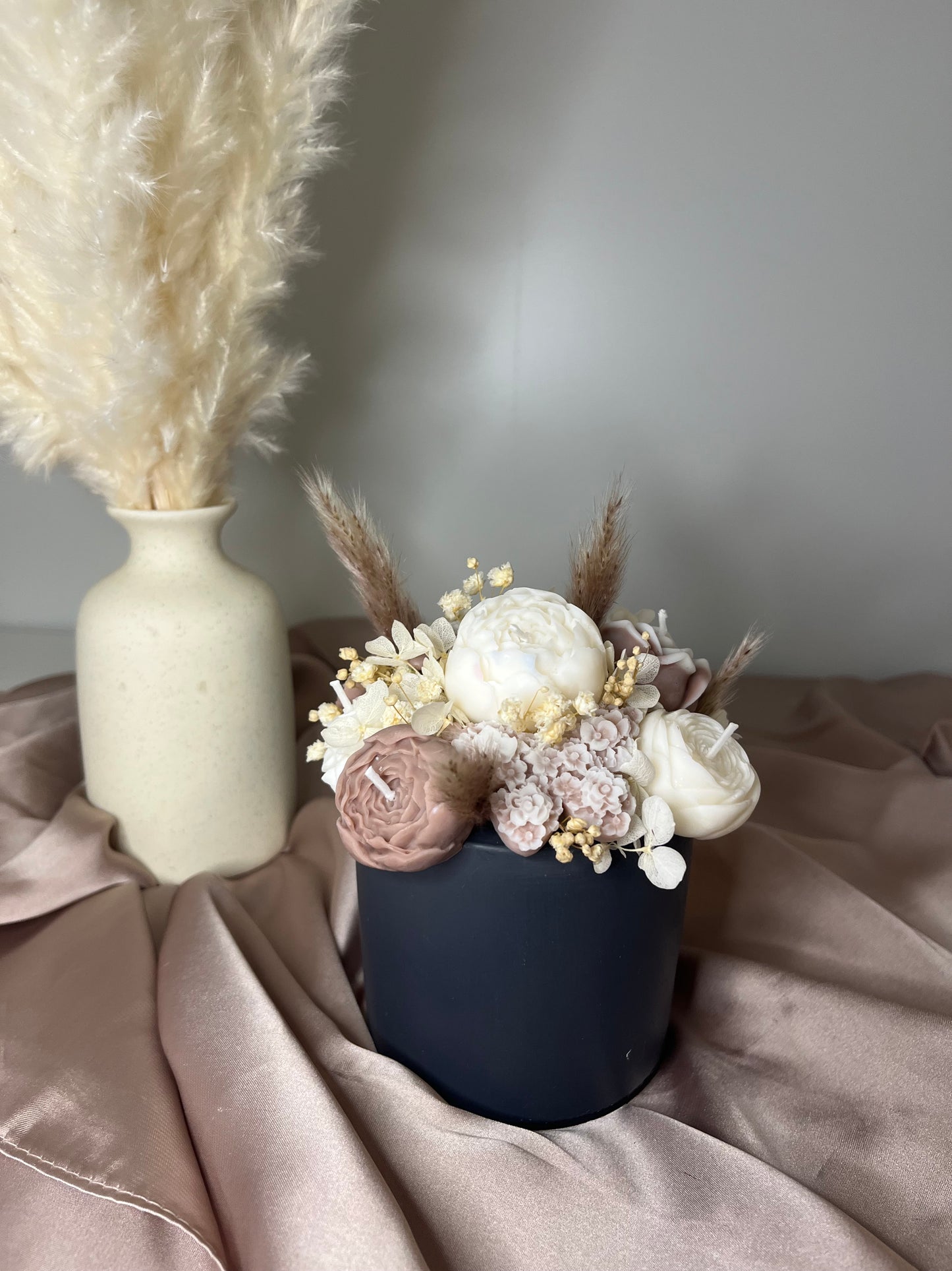 Blumenstrauss beige klein 1