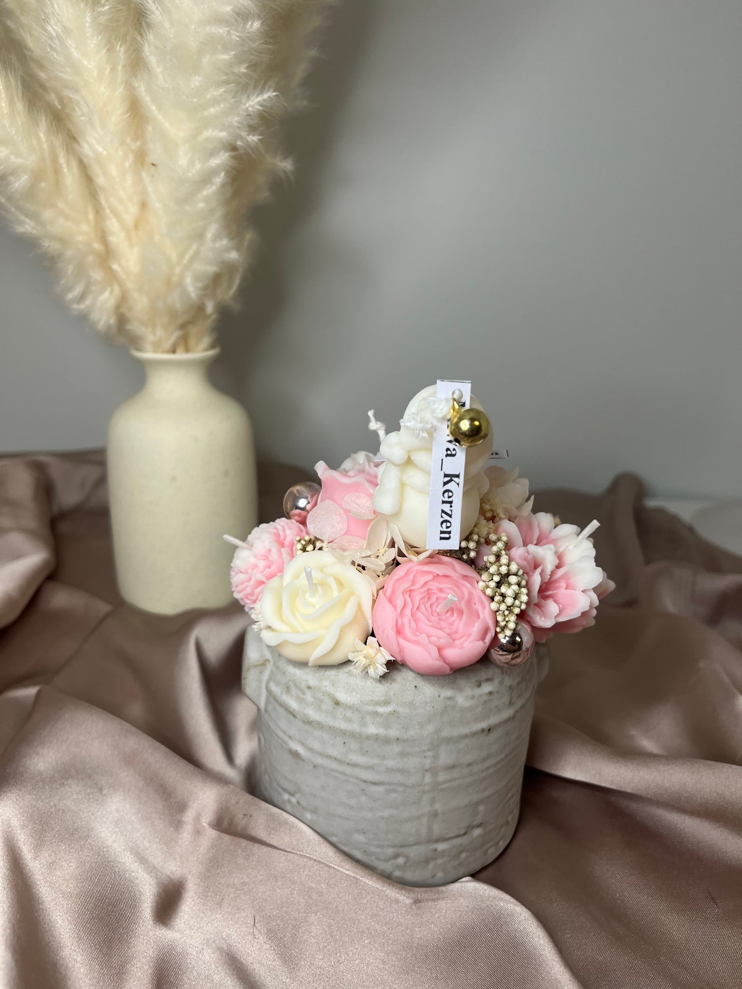 Blumenstrauss Schneemann rosa