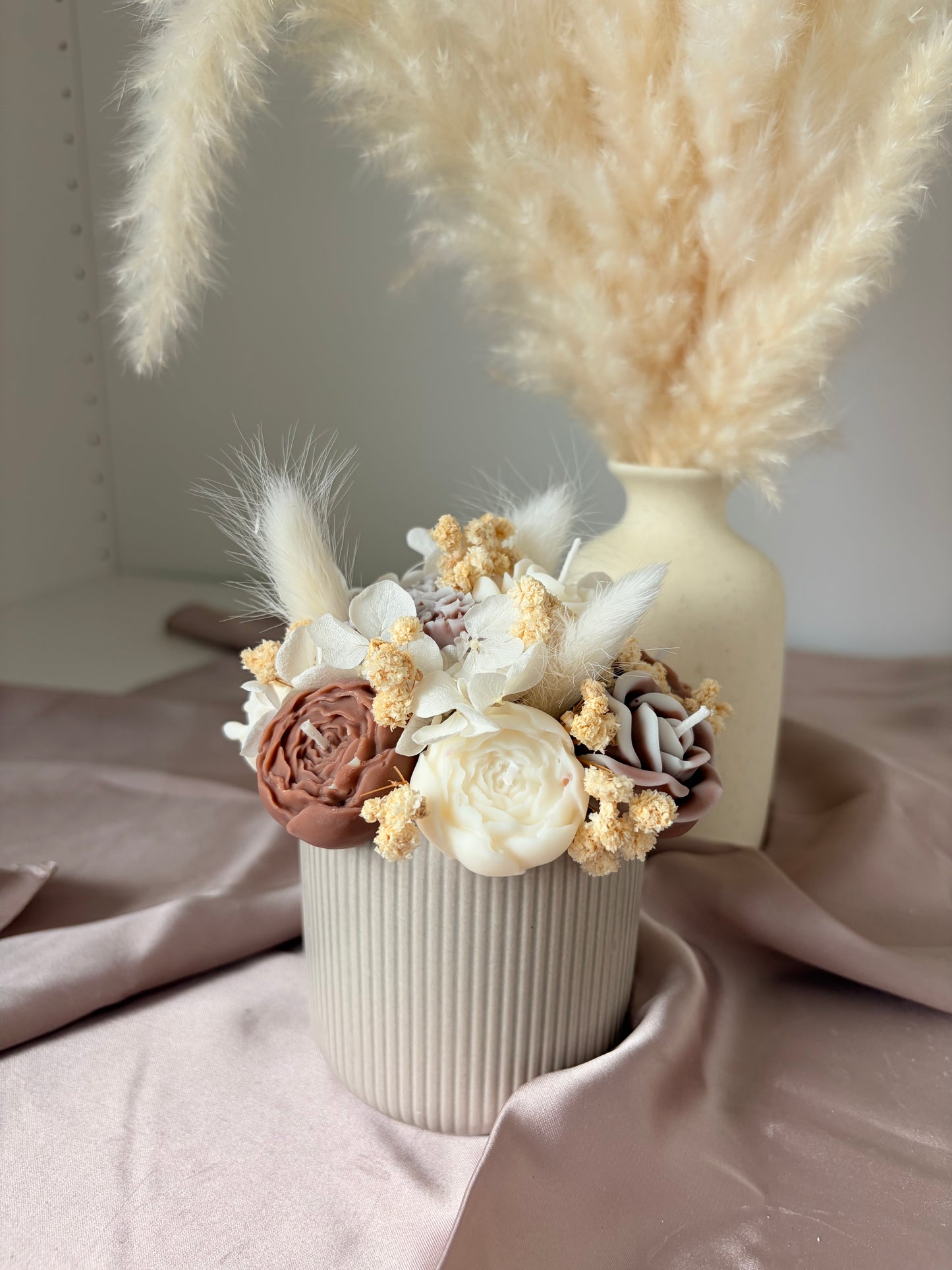 Blumenstrauss beige klein