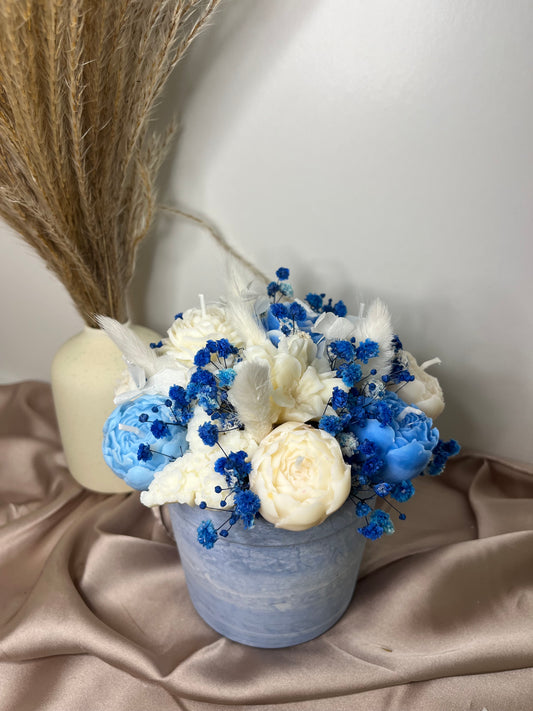 Blumenstrauss blau