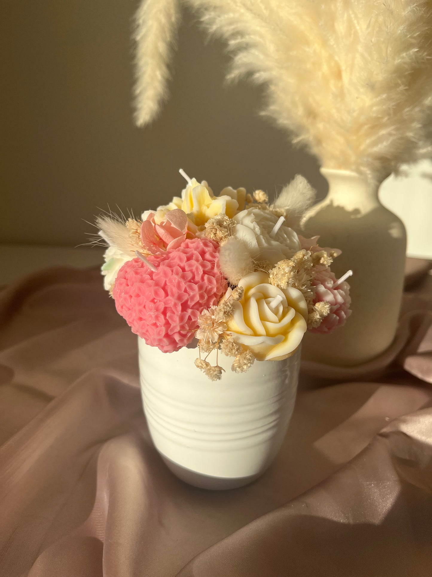 Blumenstrauss klein gelb-rosa